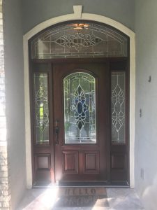 custom fiberglass front door houston tx