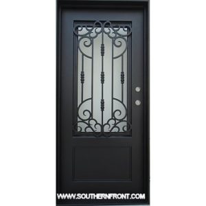 Houstonian Iron door