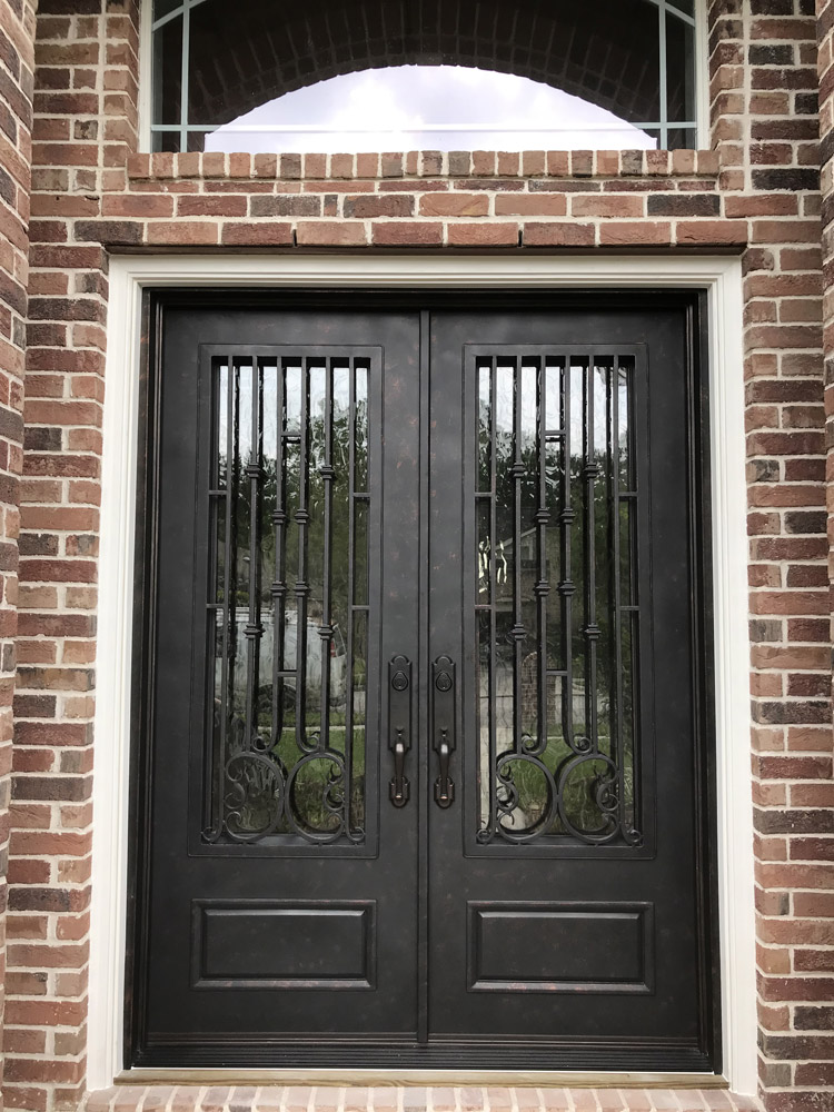 front iron door The Woodlands TX