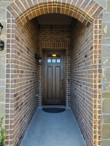 exterior wooden door