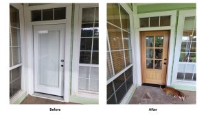 Paterson Back Door Before and After 5 22 2023