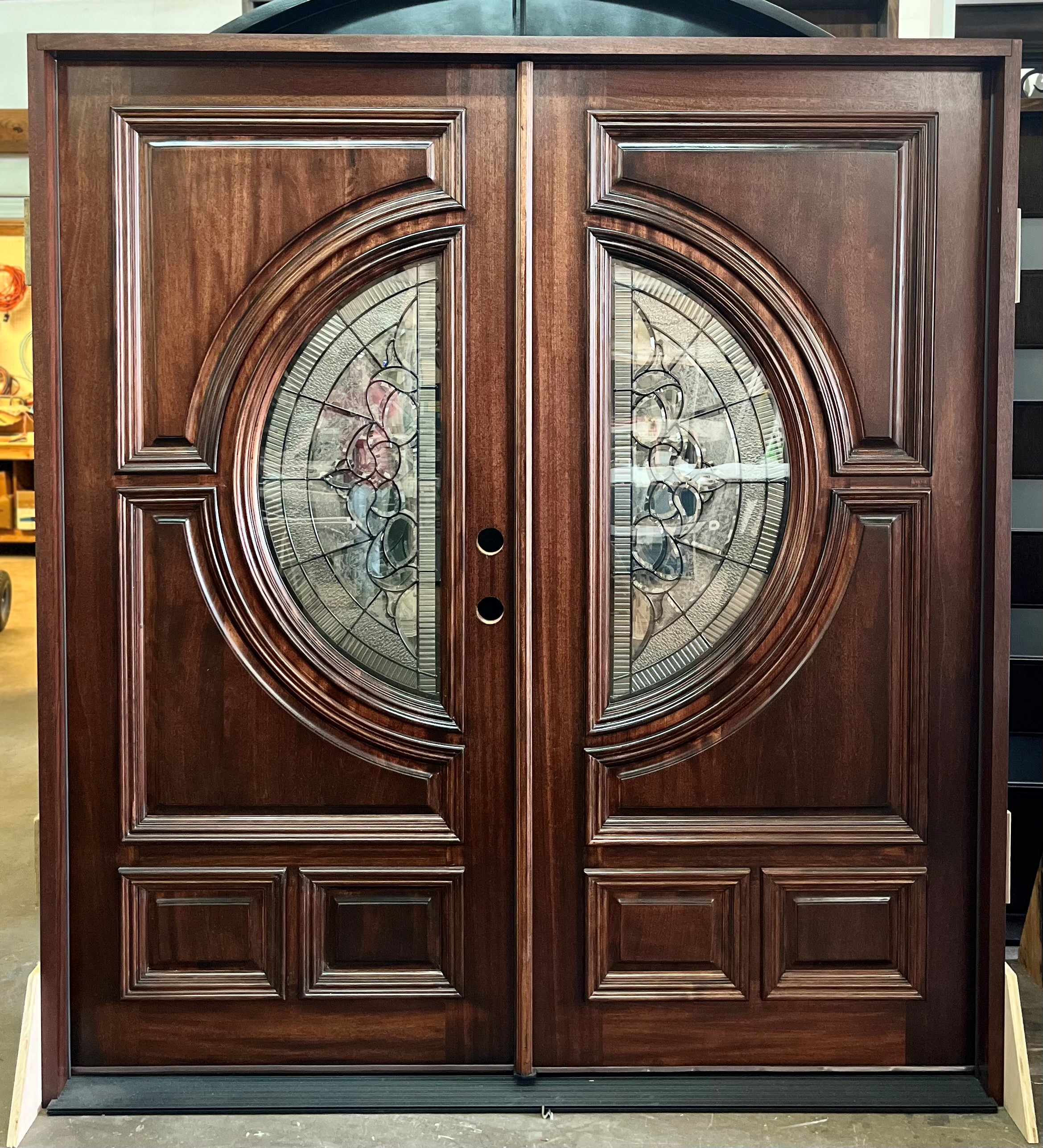 No Need to Clear Space for Glass Barn Doors | Houston, TX 3 Glass Barn Doors Houston, TX