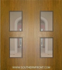 Newport Mahogany Double Door 1