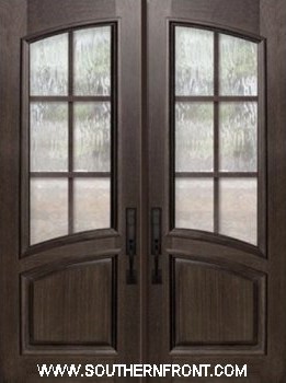 6 Lite KA SDL Square Top Arch Lite Arch Panel Double Door