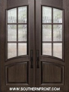 6 Lite SDL Square Top Arch Lite Arch Panel Double Door