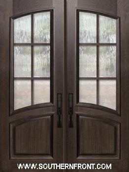 6 Lite SDL Square Top Arch Lite Arch Panel Double Door