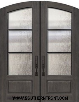 8 0 Arch and Square Top Arch Lite Simulated Divided Lite Double Doors Click Here