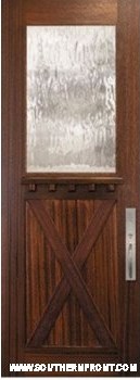 8 0 SDL Craftsman Tall 1 Lite X Panel