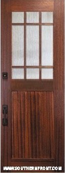 8 0 SDL Craftsman Tall Marginal 9 Lite 1 Panel