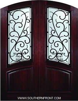 Bellagio 8 0 Arch Top Double Doors