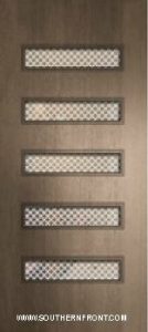 Beverly Mahogany Door with Grille 6 8