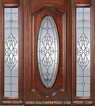 Chalmette Full OVAL DELUXE WITH 2 SIDELITES 1