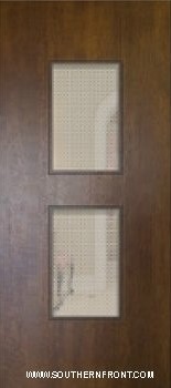 Newport Mahogany Door with Grille 6 8 Single