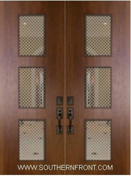 Newport Mahogany with Grille Double
