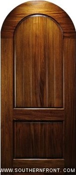 Round Top 2 Panel V Grooved 3 6 x 8 0