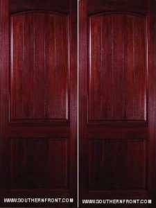 Square Top V Grooved 2 Panel 3 0 x 8 0 Double