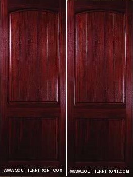 Square Top V Grooved 2 Panel 3 0 x 8 0 Double