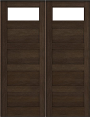 1 Lite Over 4 Panels Double