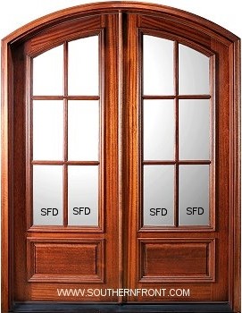 5 0 5 4 6 0 x 8 0 TDL Arch Top Double Straight Mullions