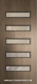 Beverly Mahogany Door with Grille 6 8