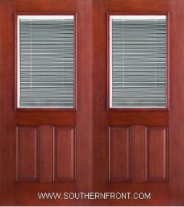 FCM140 RT 6 8 Fiber Classic Mahogany Fiberglass Raise Tilt Internal Blinds Double