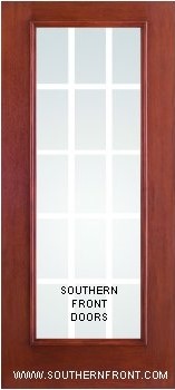 Fiber Classic Mahogany Fiberglass Clear Glass with Grills Click Here