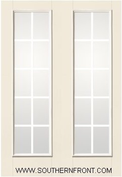 S141 6 8 Simulated Divided 10 Lite Grill Between Glass Double