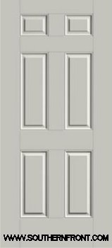 S210 6 Panel Smooth Star Fiberglass Single