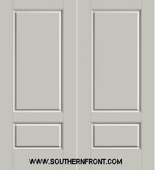 S93 6 Panel Smooth Star Fiberglass Double