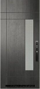 Santa Barbara Door with Grill