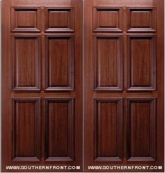 6 Panel Double Door
