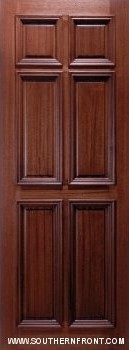 6 Panel Mahogany RM SF