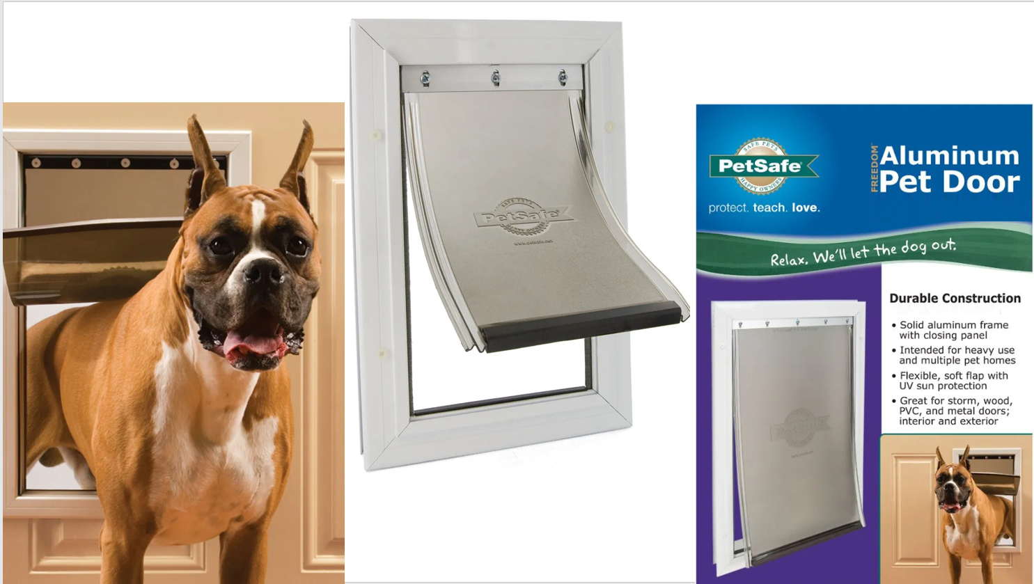 Aluminum doggie door shop