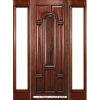Center Arch Panel with Full Lite Sidelites