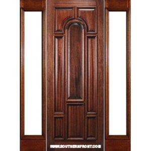 Center Arch Panel with Full Lite Sidelites