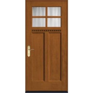 Craftsman Style 4-Lite Door