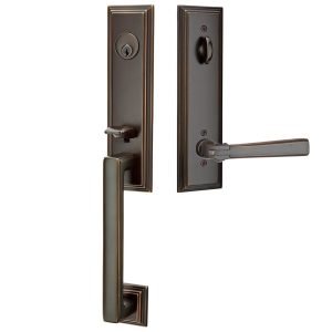 Wilshire Handleset with Arts & Crafts Lever