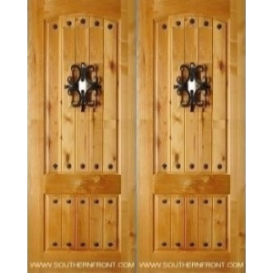 047 - 2 Panel Arch with Clavos & Marbella Speakeasy (Double Door)