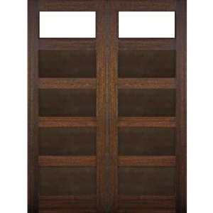 4 Panel 1 Lite (Double Door)