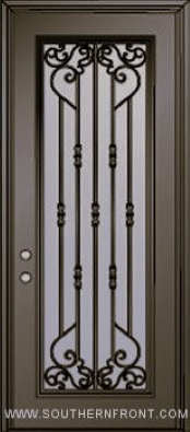 Houstonian 8ft 38x98 Forged Iron Door