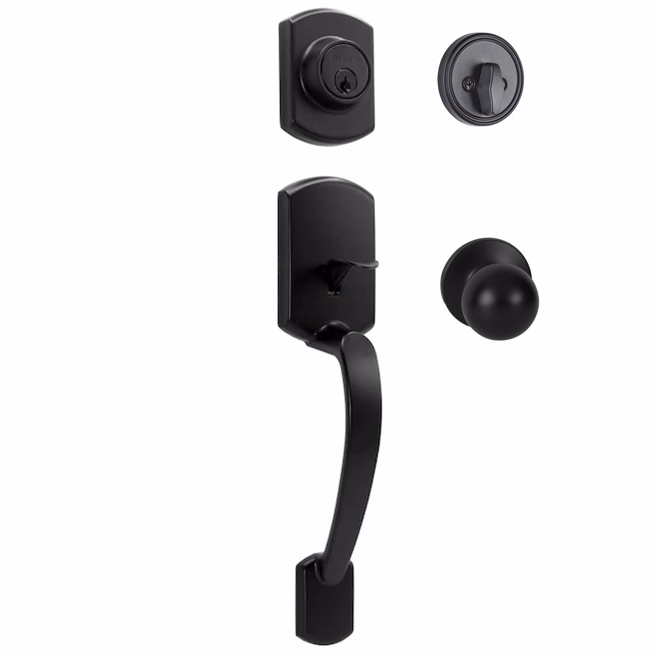 Locksets, Hardware, Electronic deadbolts 3 Delaney Katana Handle 1