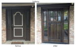 Craftsman_6_Lite_With_Full_Lite_Sidelites_Saldana_Before_After